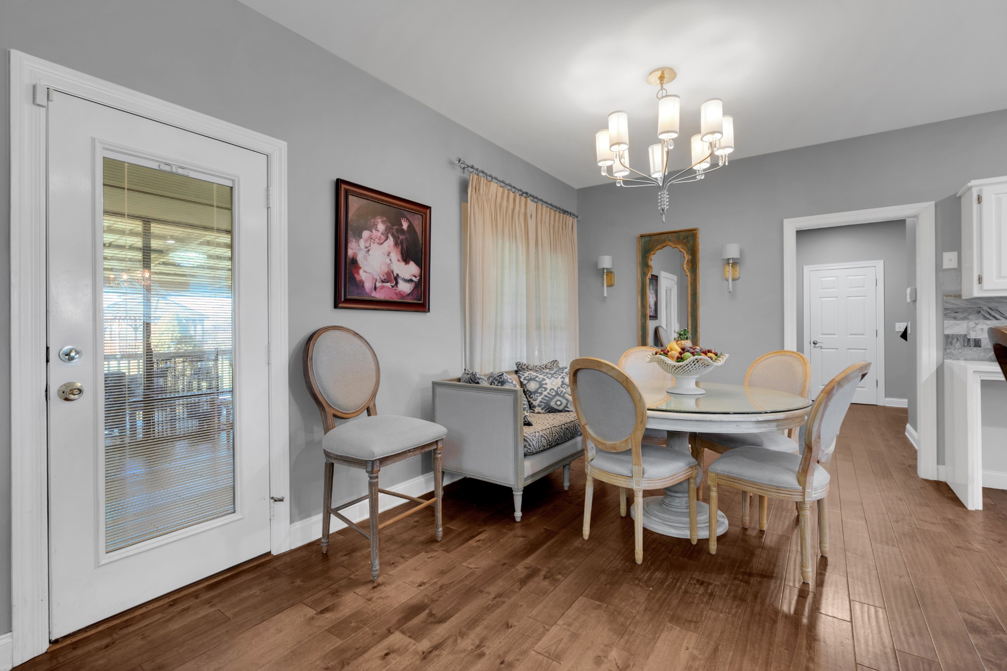 1191 Knights Church Road Decherd, TN 37324 - Photo 11 of 58 a view of a dining room with furniture and wooden floor