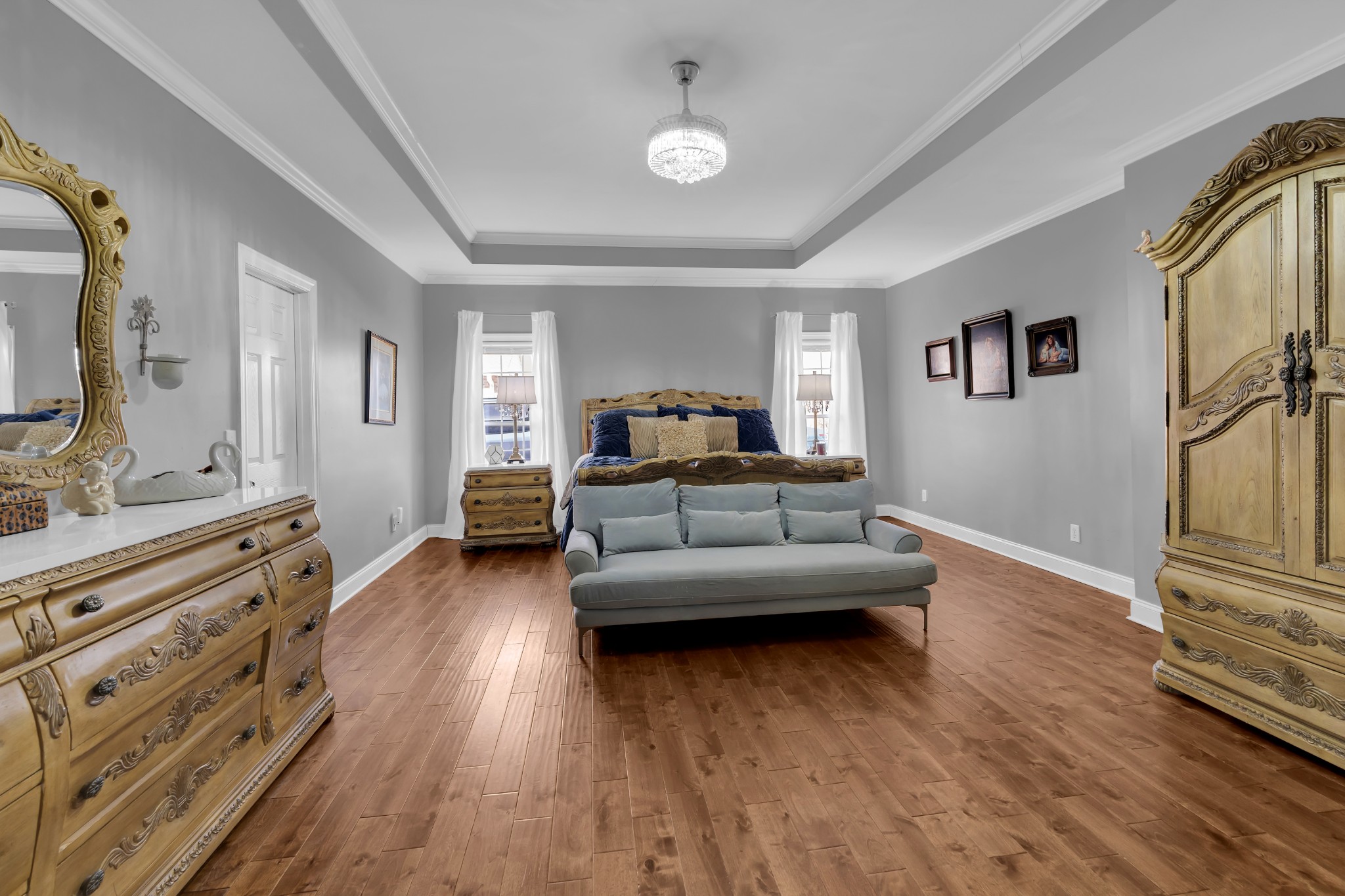 1191 Knights Church Road Decherd, TN 37324 - Photo 22 of 58 a living room with furniture and a flat screen tv