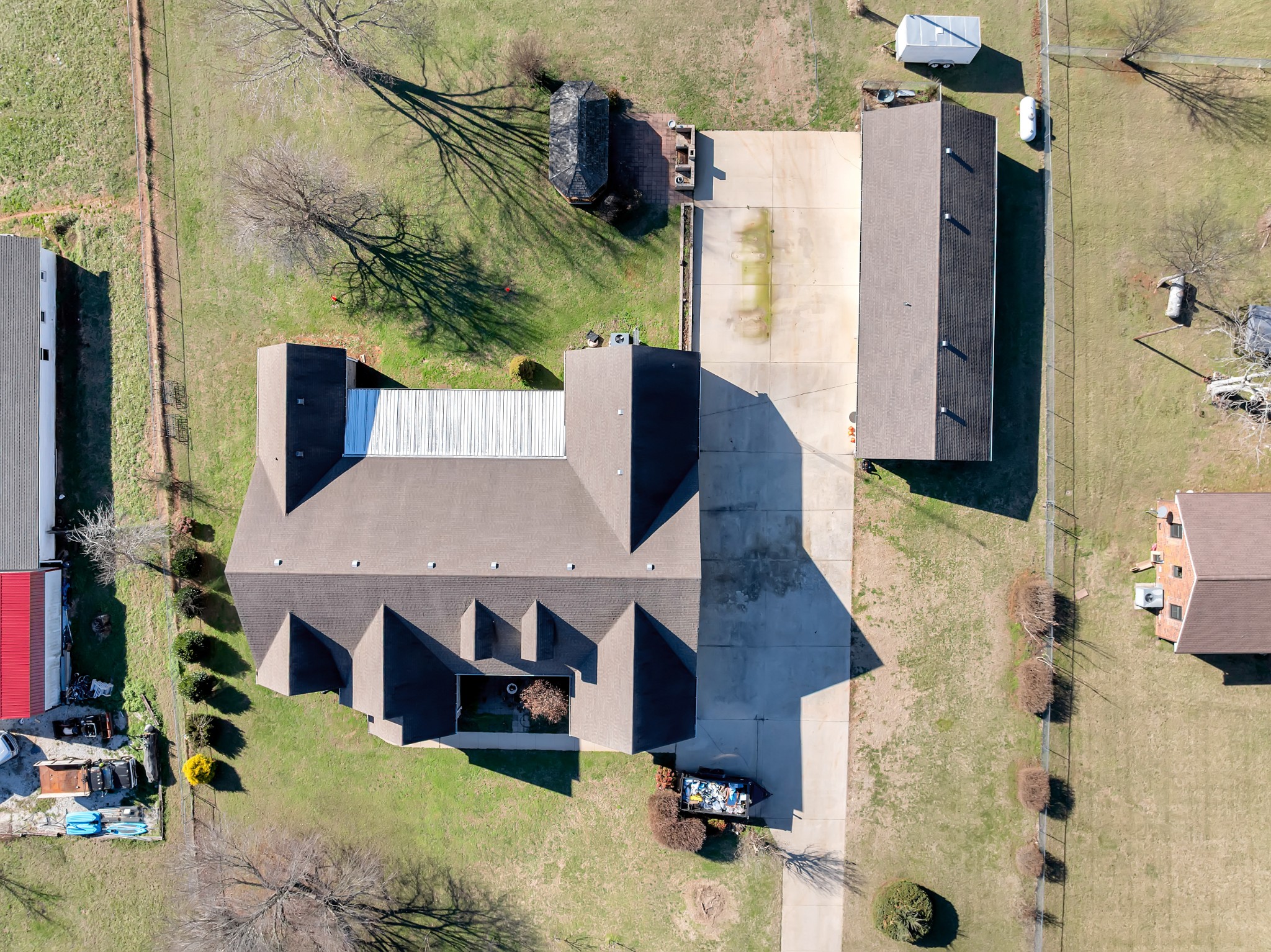 1191 Knights Church Road Decherd, TN 37324 - Photo 50 of 58 with aerial view of a house with a yard
