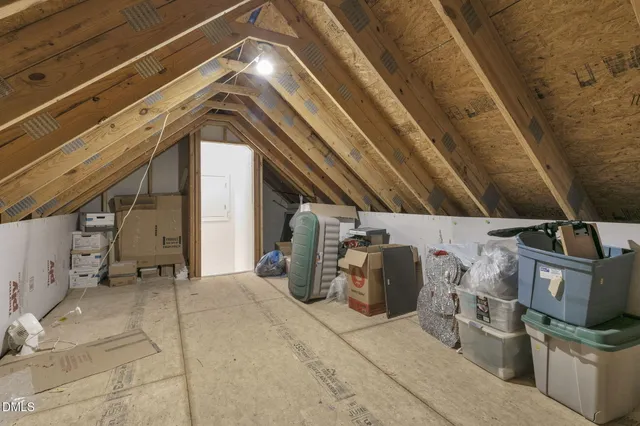 a view of storage and utility room