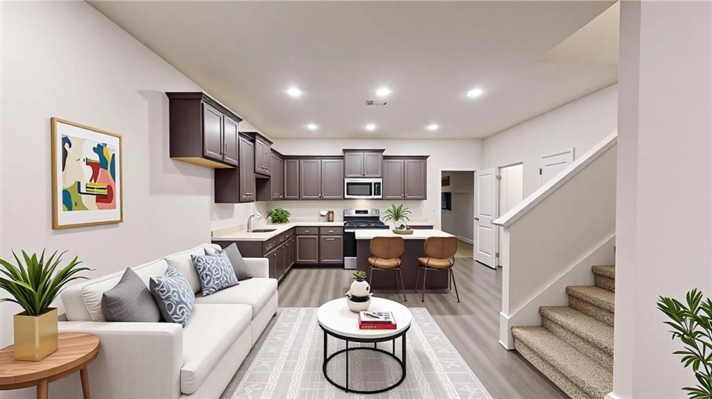 2045 Juniper Pass Way Mesquite, TX 75149 - Photo 1 of 15 a living room with furniture and a potted plant