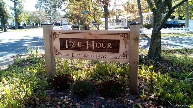 a sign on the side of a building