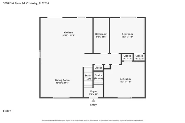 $375,000 | 3208 Flat River Road, Coventry, RI 02816
