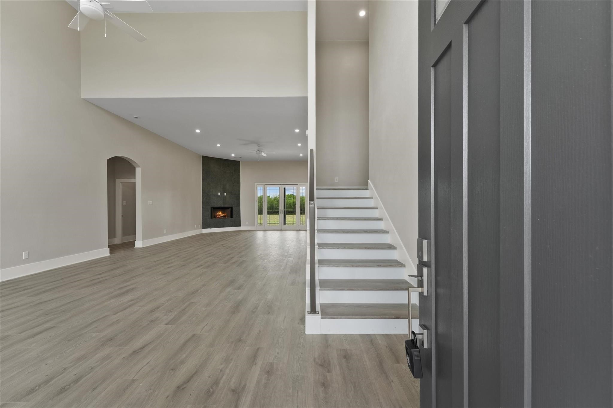 1900 Lezak Road Sealy, TX 77474 - Photo 5 of 34 a view of a hallway with wooden floor and entryway