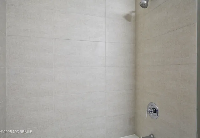 a close up of a shower