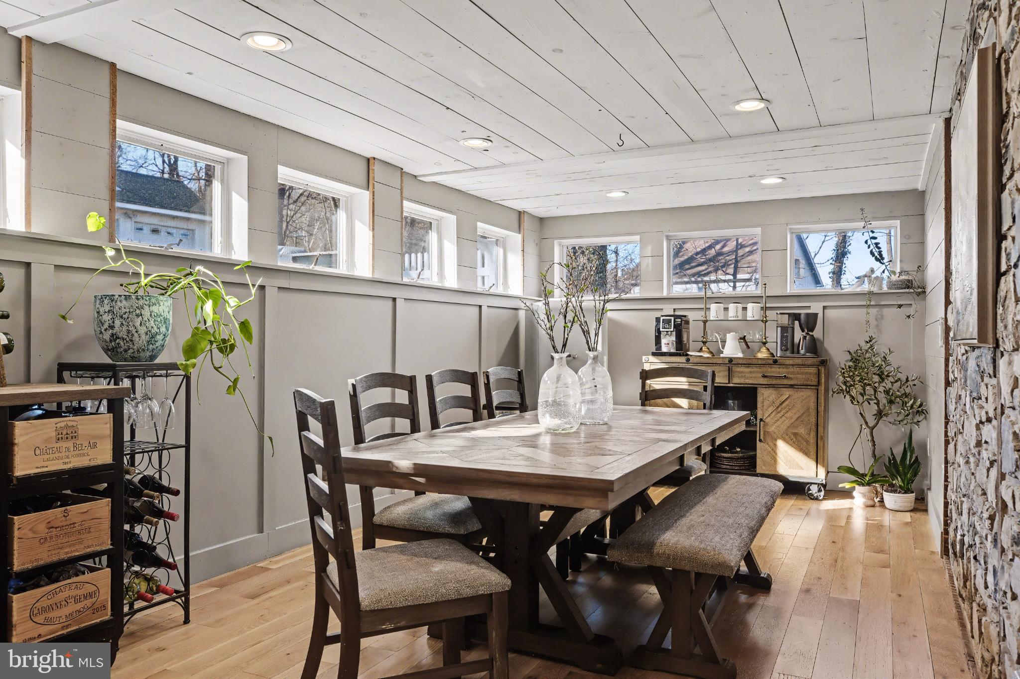 4934 River Road New Hope, PA 18938 - Photo 21 of 56 a view of a dining room with furniture and wooden floor