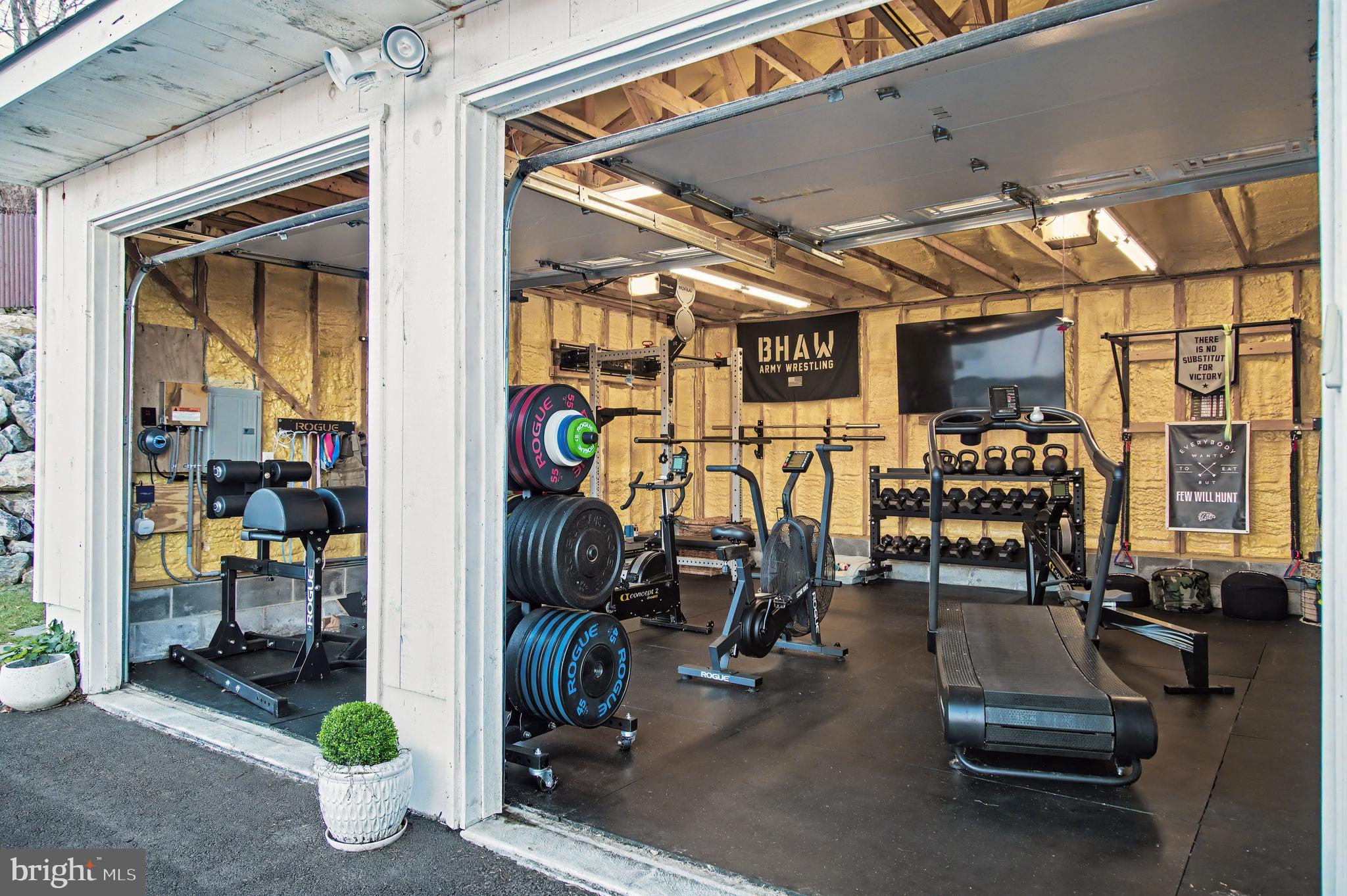 4934 River Road New Hope, PA 18938 - Photo 50 of 56 a view of a room with gym equipment