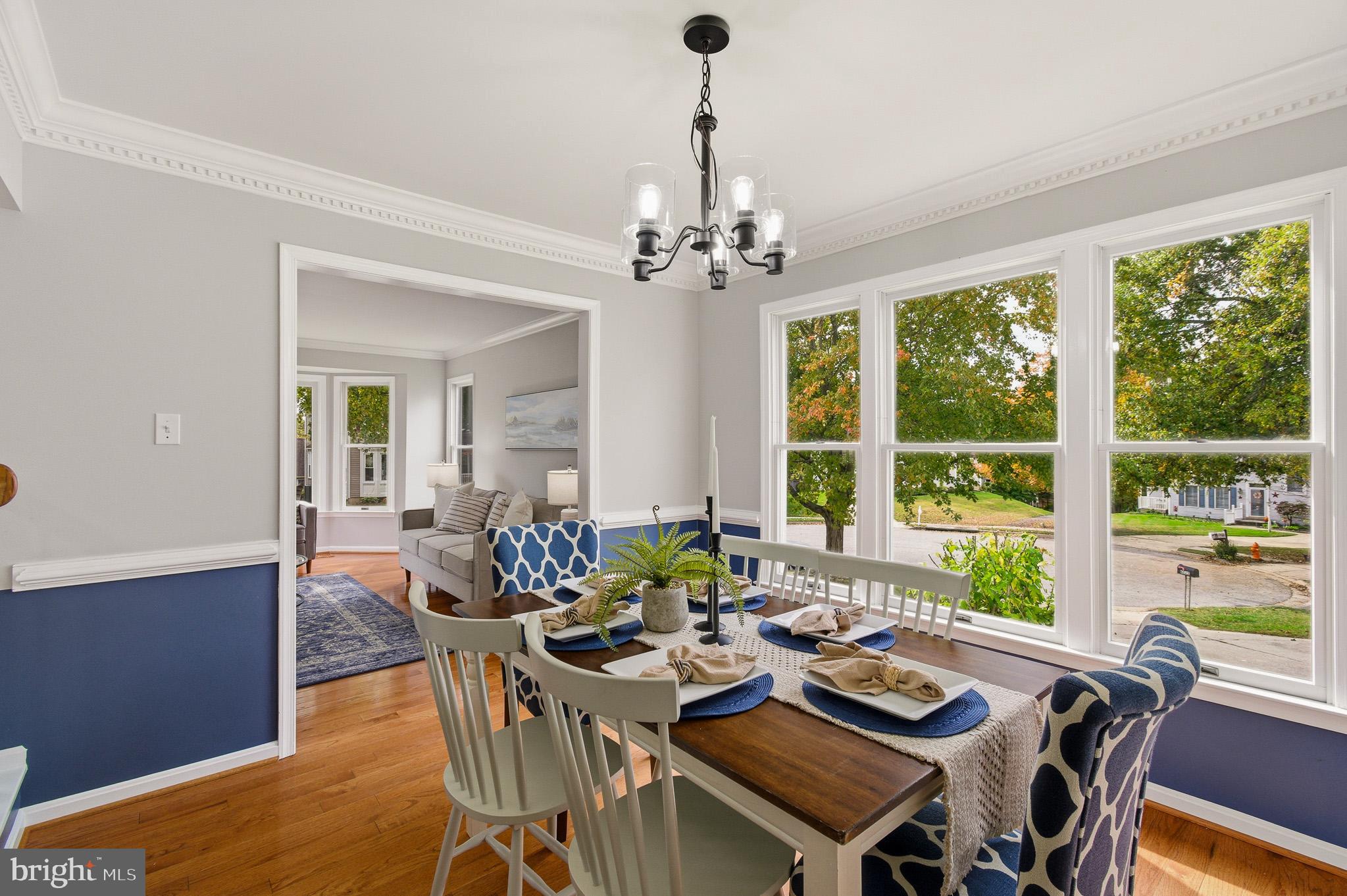 4518 Haywagon Way Ellicott City, MD 21043 - Photo 12 of 54 a view of a dining room with furniture window and outside view