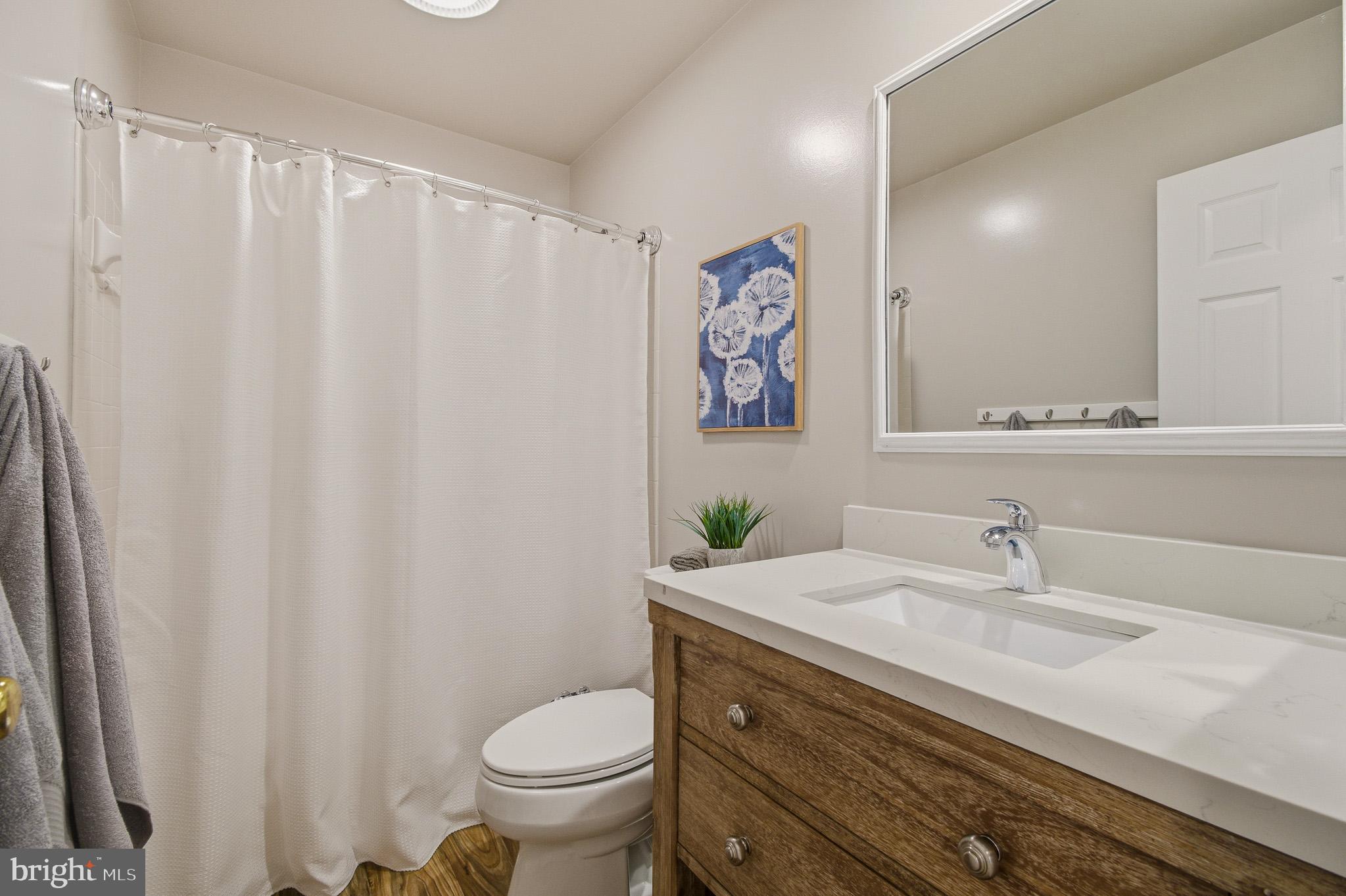 4518 Haywagon Way Ellicott City, MD 21043 - Photo 36 of 54 a bathroom with a sink and a mirror