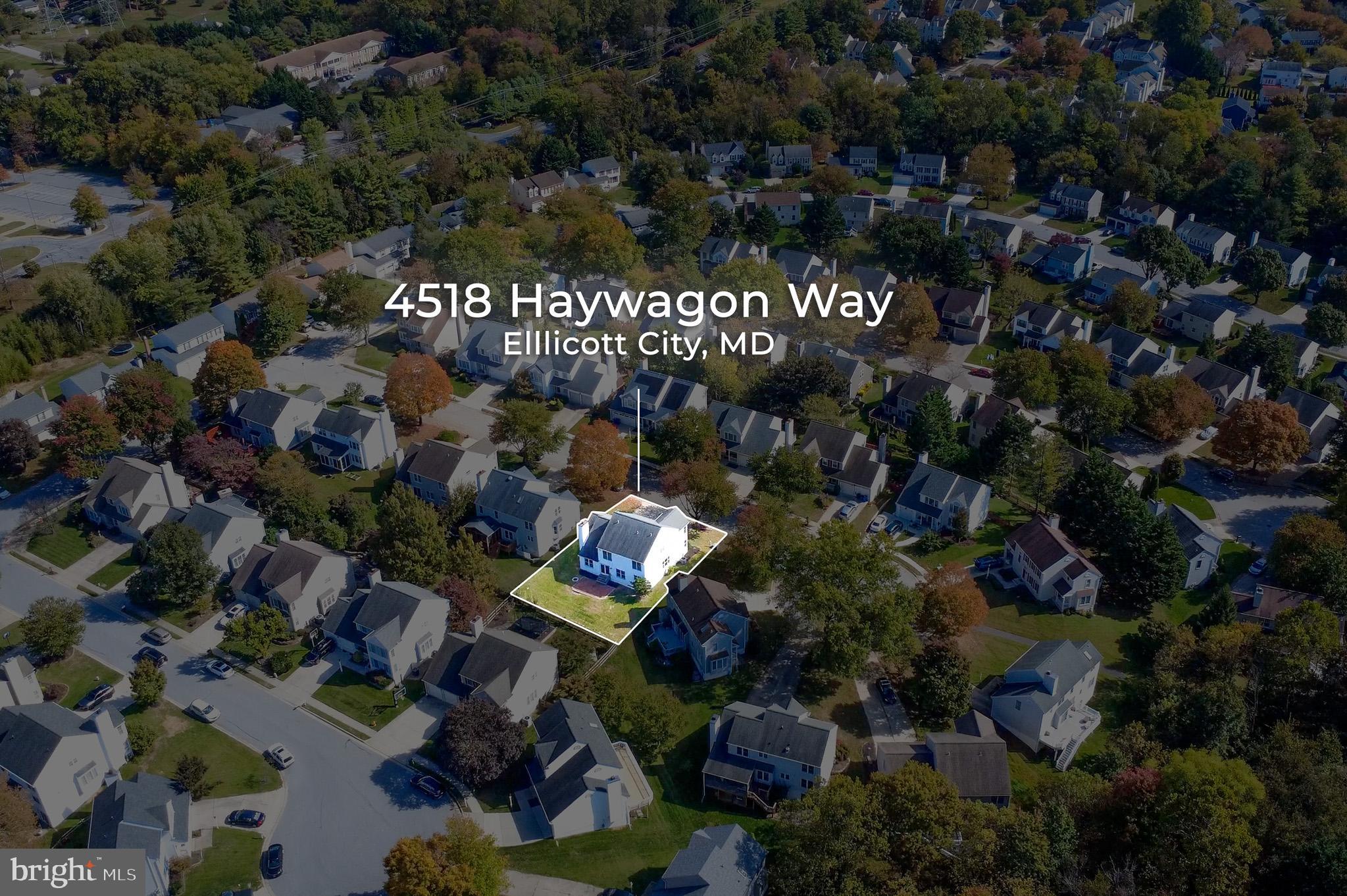 4518 Haywagon Way Ellicott City, MD 21043 - Photo 50 of 54 a view of a street with lots of trees