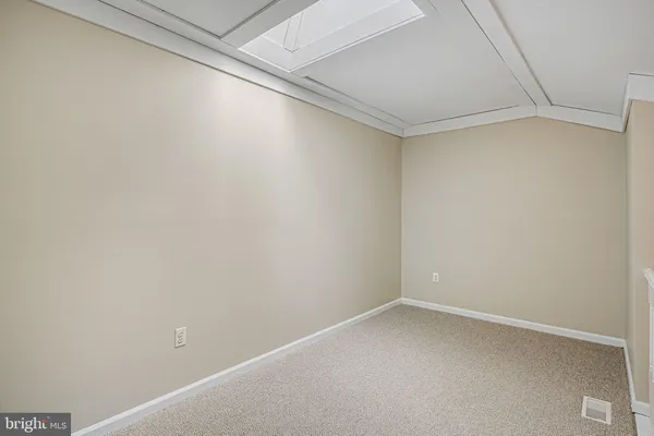 a view of a hallway with entryway