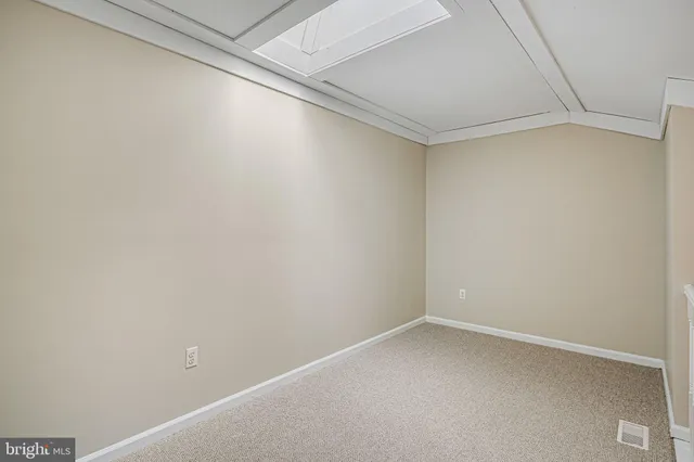 a view of a hallway with entryway