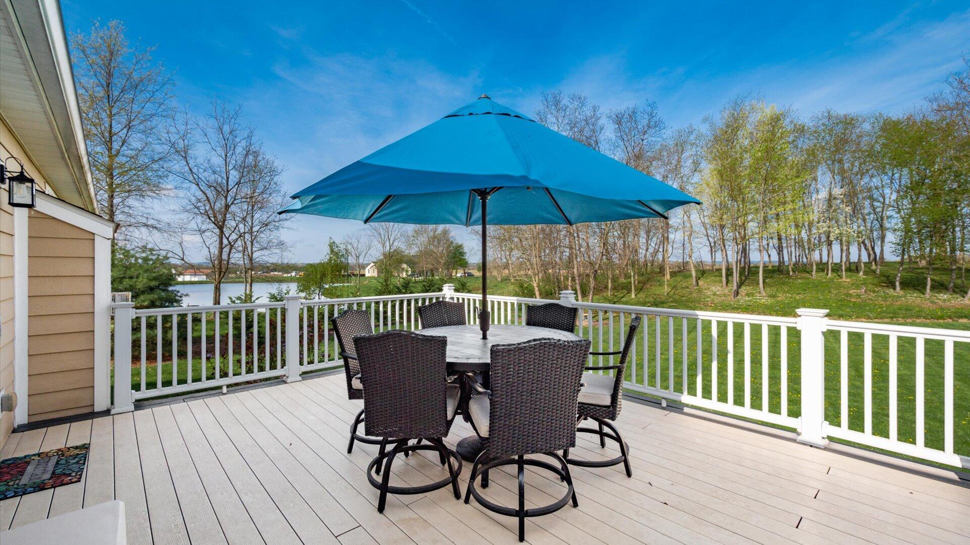 4225 Election House Road Northwest Lancaster, OH 43130 - Photo 60 of 96 34' x 16' Composite Deck off Exterior w/ Gas Hook-Ups
