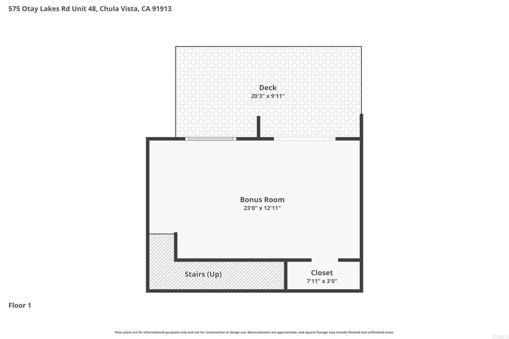 575 Otay Lakes Road, Unit 48 Chula Vista, CA 91913 - Photo 48 of 50 Floor Plan - Level 1
