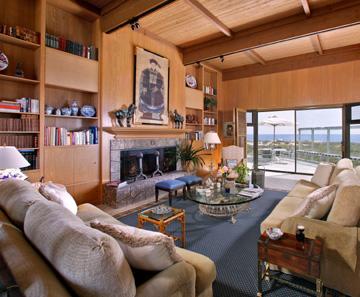 701 Sand Point Road Carpinteria, CA 93013 - Photo 5 of 6 a living room with furniture and a floor to ceiling window