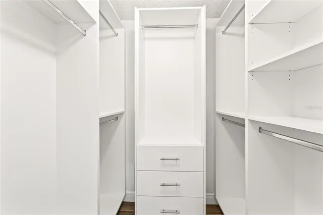 a view of walk in closet