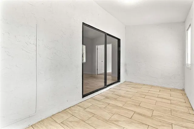 a view of empty room