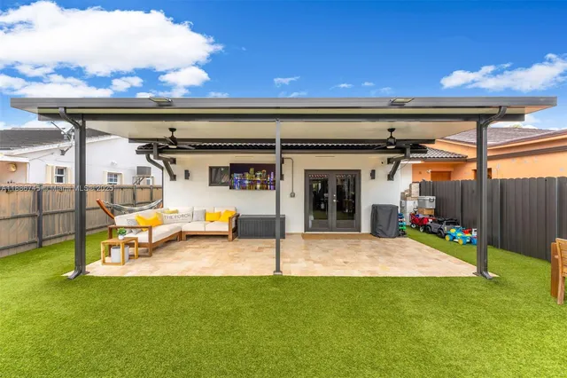 a view of a parking garage