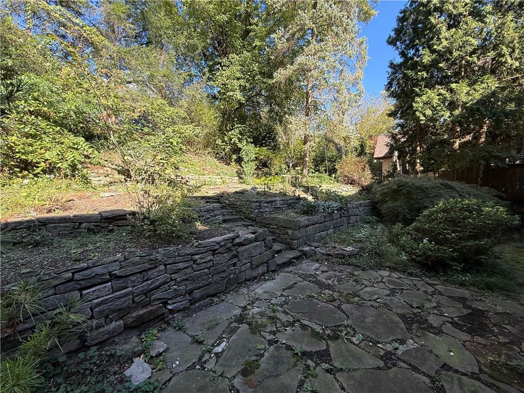 431 Locust Street Pittsburgh, PA 15218 - Photo 46 of 47 a view of a yard with plants and trees
