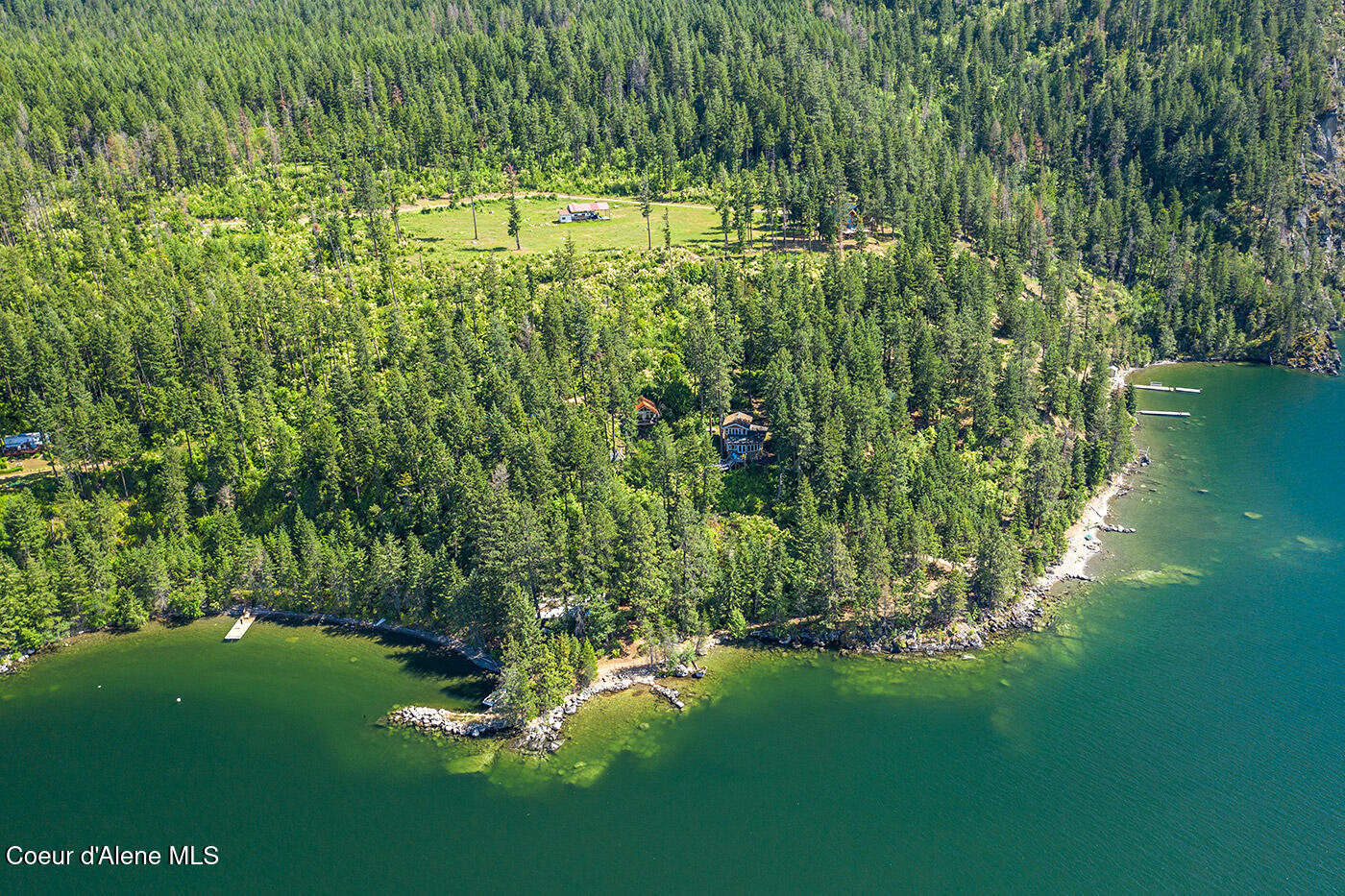812 Pine Cove Road Clark Fork, ID 83811 - Photo 21 of 37 Aerial-Property-to-Water