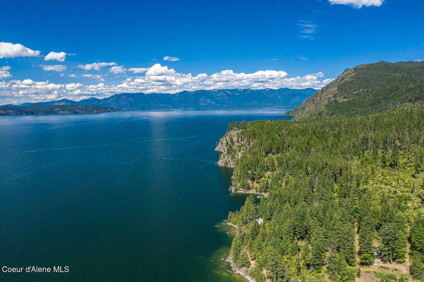 812 Pine Cove Road Clark Fork, ID 83811 - Photo 23 of 37 Aerial-The-Lake