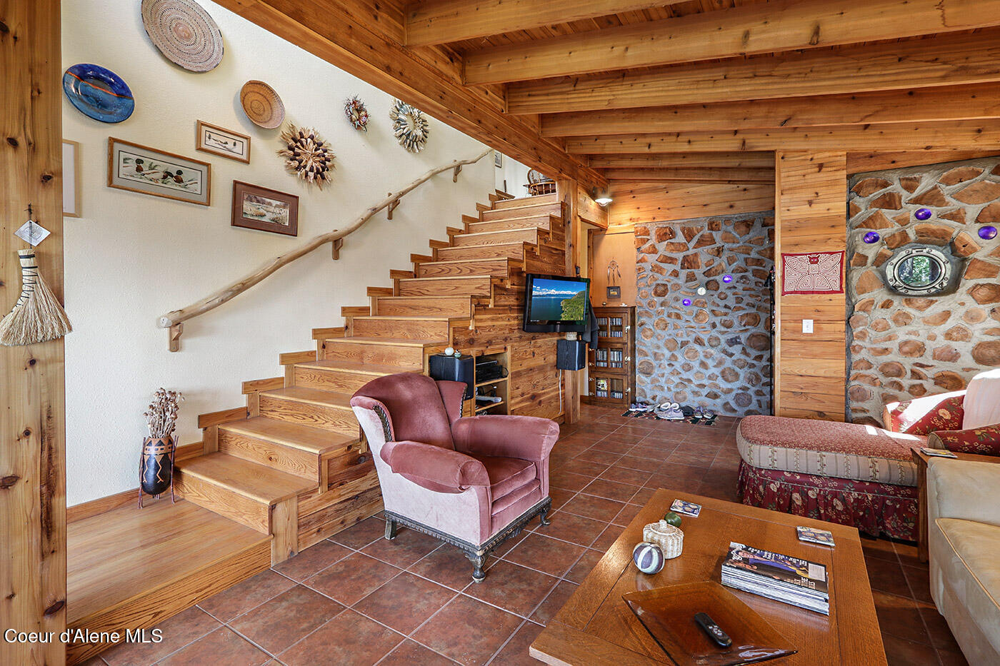 812 Pine Cove Road Clark Fork, ID 83811 - Photo 5 of 37 Living-to-Upstairs