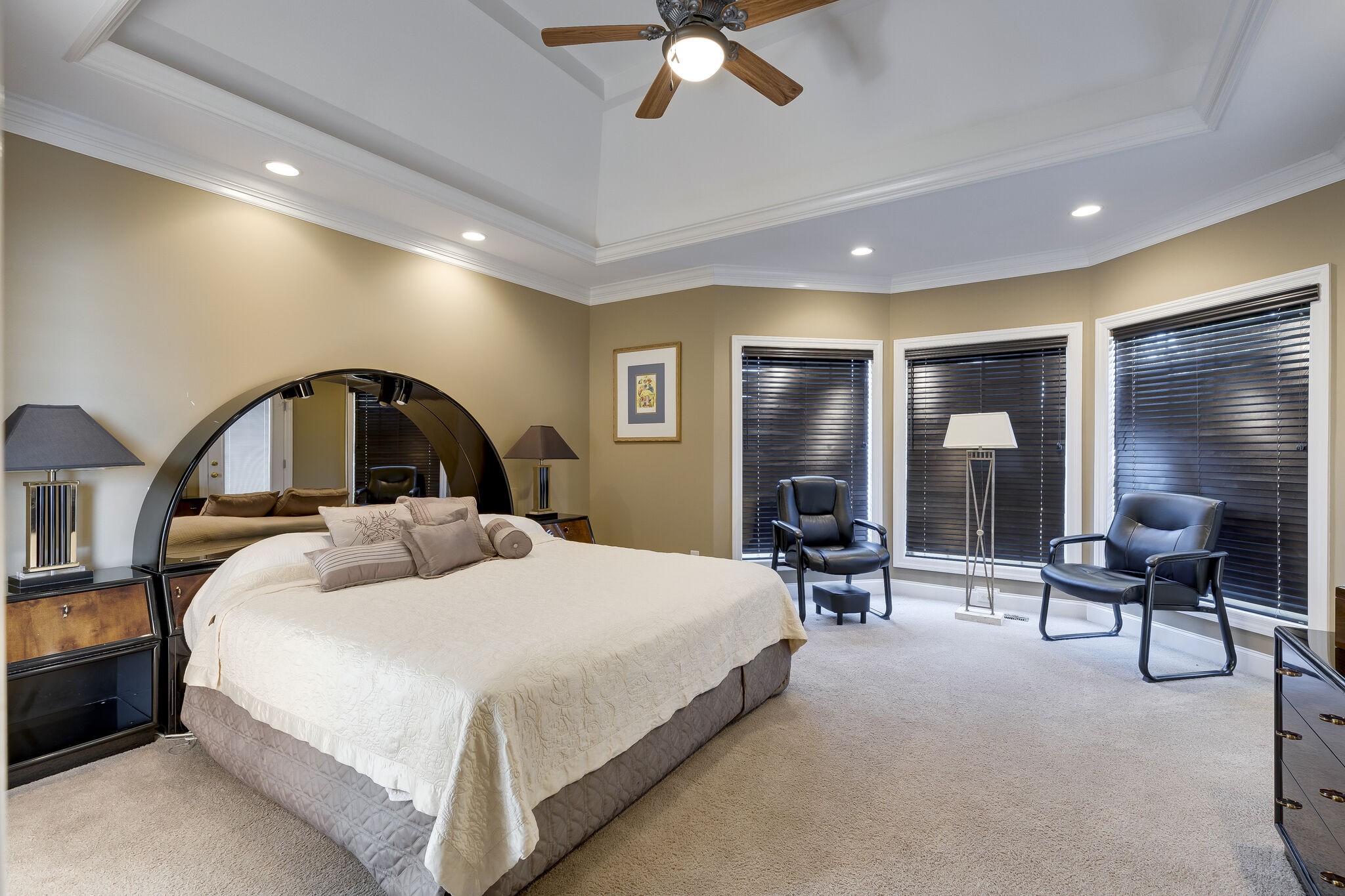 69 Blue Ridge Trace Hendersonville, TN 37075 - Photo 20 of 50 a bedroom with a bed and ceiling fan