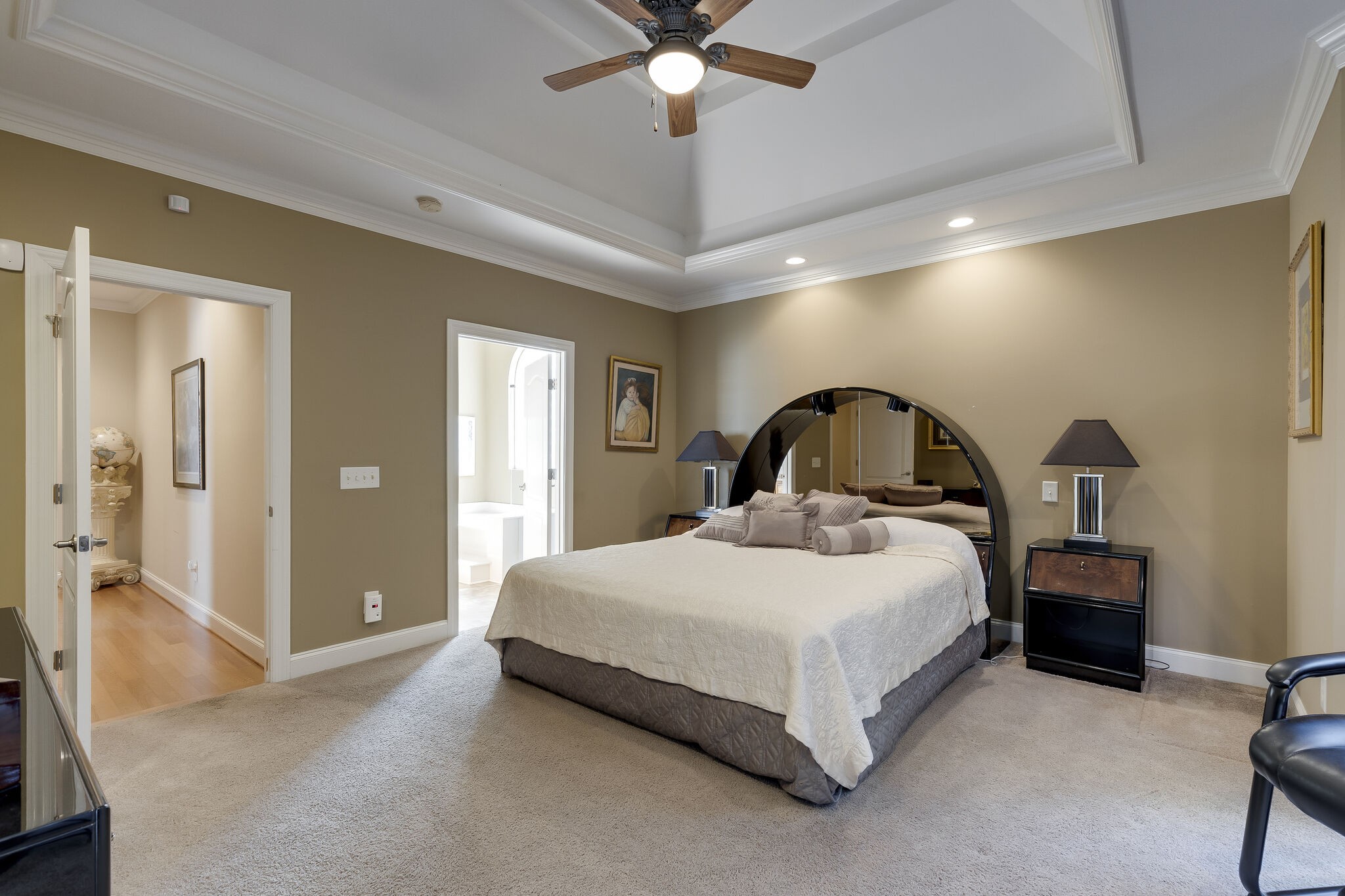 69 Blue Ridge Trace Hendersonville, TN 37075 - Photo 21 of 50 a bedroom with a bed and ceiling fan