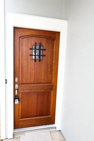 a view of front door