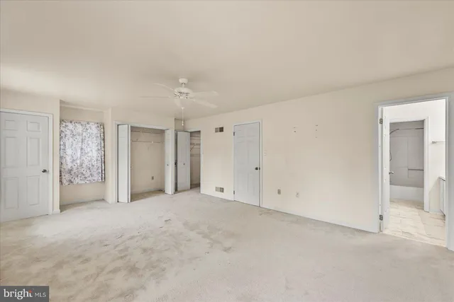 a view of an empty room