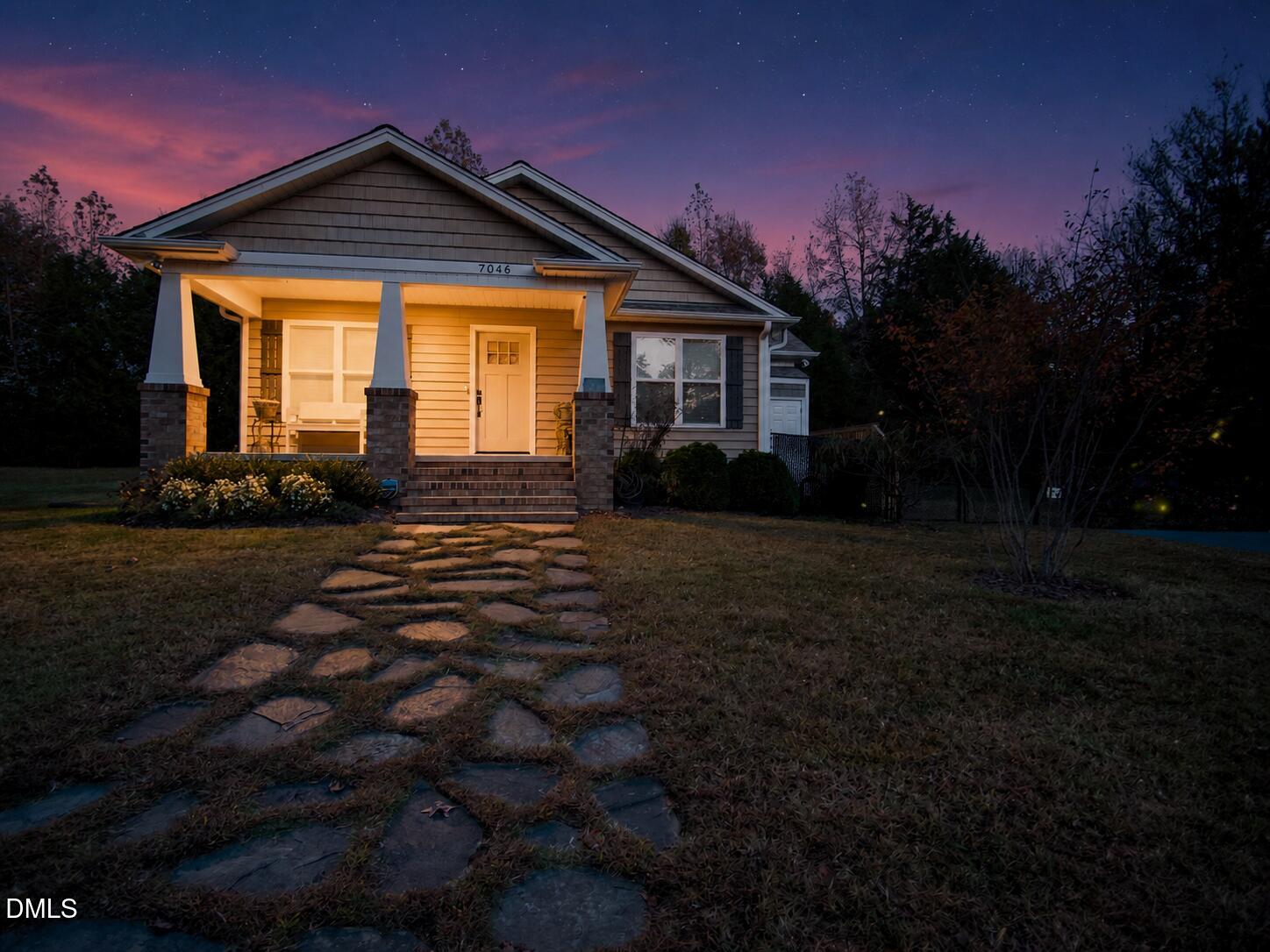7046 Holts Store Road Burlington, NC 27215 - Photo 1 of 40 Front Door night