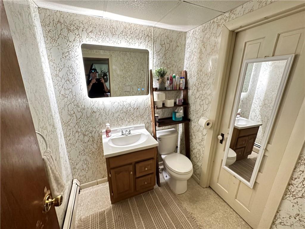 173 Portman Road Butler, PA 16002 - Photo 11 of 19 a bathroom with a sink toilet and shower