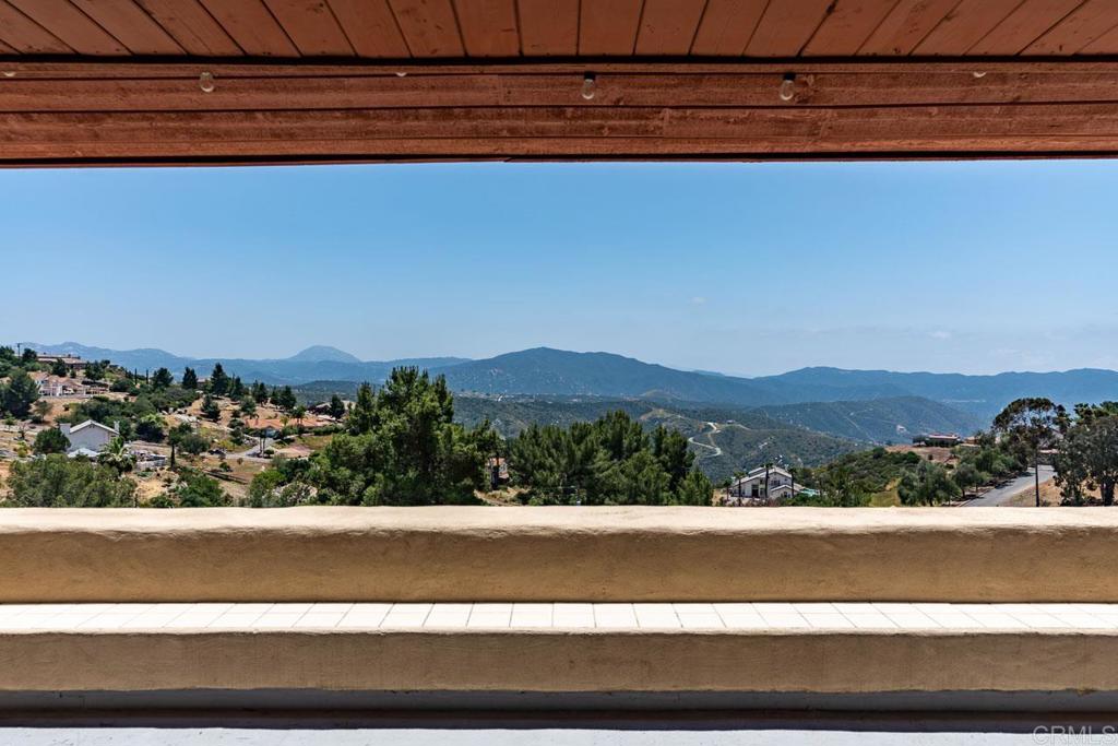 315 Alpine Heights Road Alpine, CA 91901 - Photo 4 of 42 a view of a yard from a window