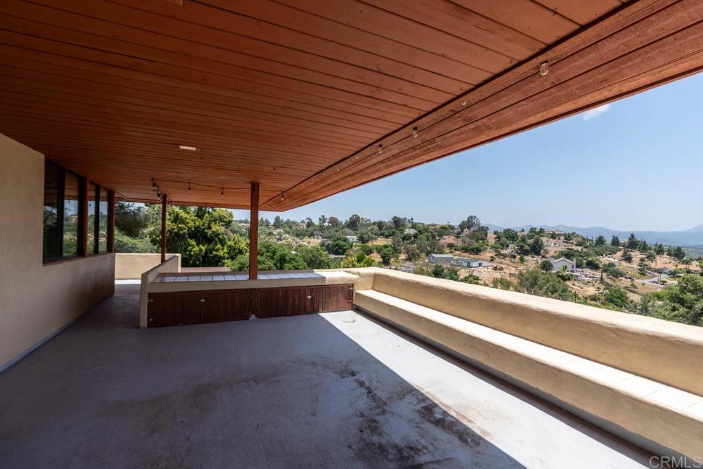 315 Alpine Heights Road Alpine, CA 91901 - Photo 6 of 42 a view of balcony with furniture and garden