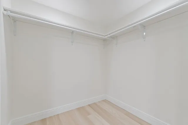 a room with a workspace