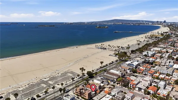 a view of an ocean beach
