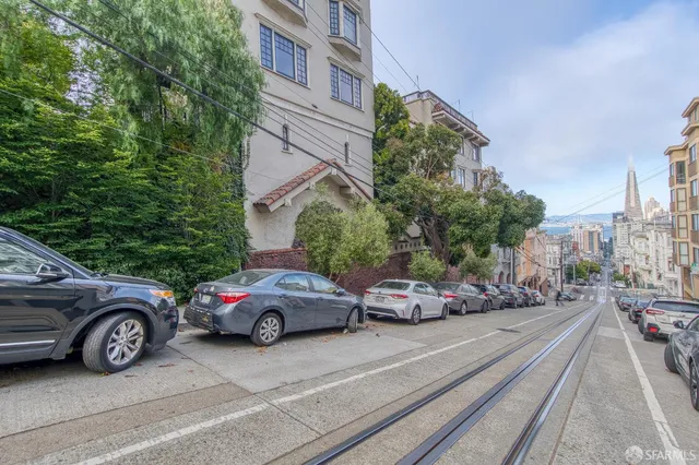 a view of a city with tall buildings