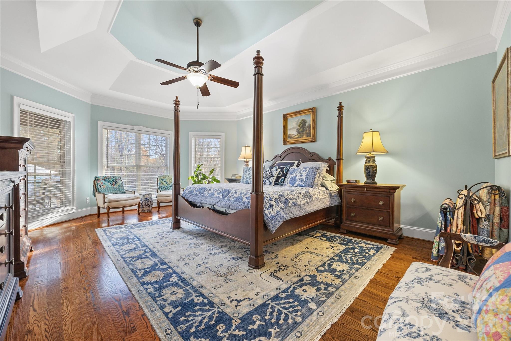 1177 Springlake Road York, SC 29745 - Photo 19 of 48 a bedroom with furniture and a wooden floor