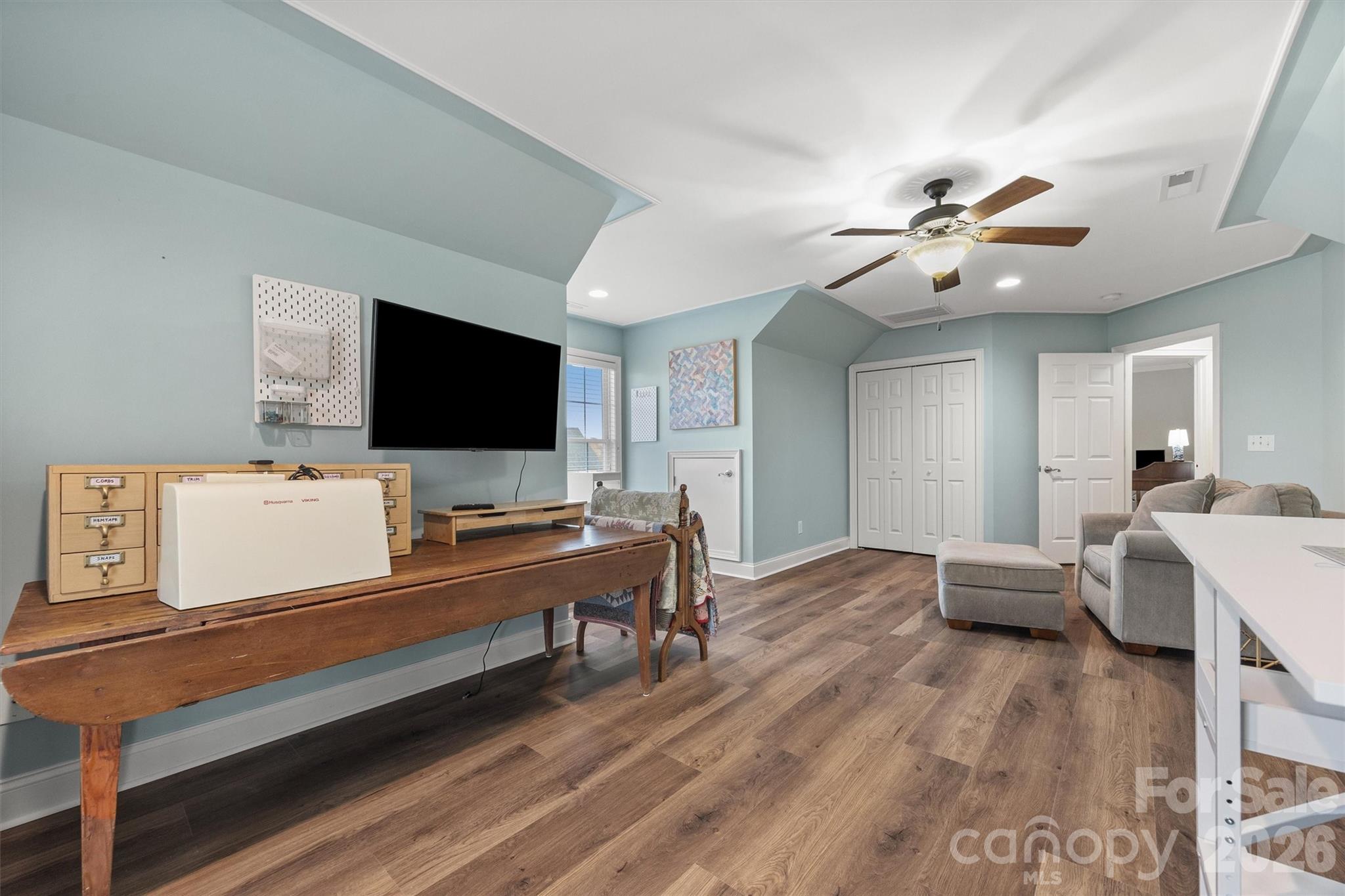 1177 Springlake Road York, SC 29745 - Photo 29 of 48 a bedroom with furniture and a flat screen tv