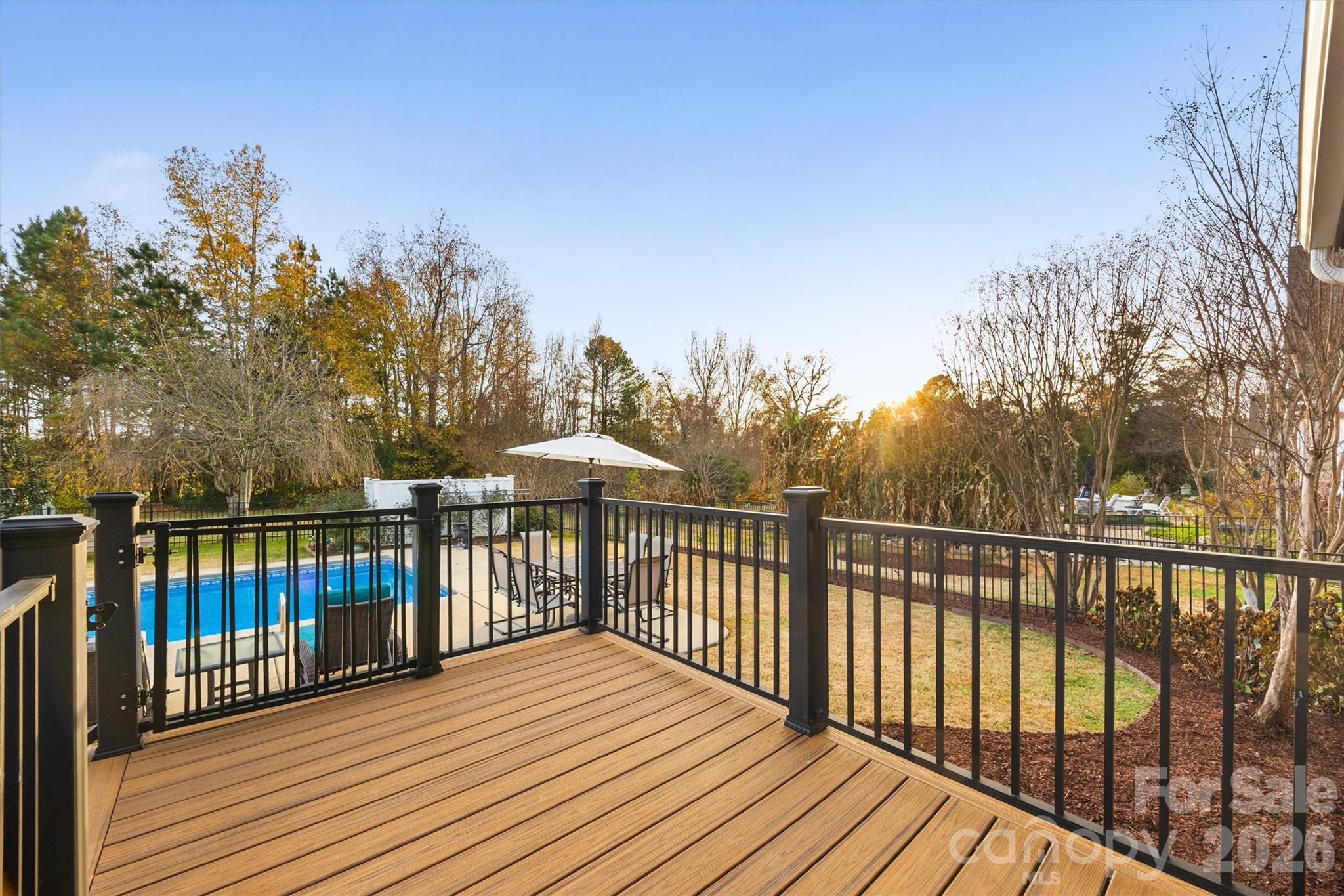 1177 Springlake Road York, SC 29745 - Photo 39 of 48 a view of a wooden roof deck