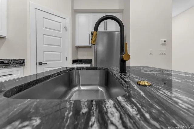 a close view of washer and dryer