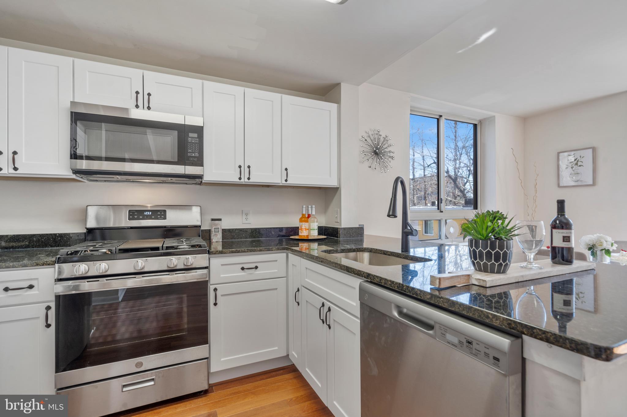 350 G Street Southwest, Unit N209 Washington, DC 20024 - Photo 9 of 41 Brand New Modern Kitchen w/ SS appliances