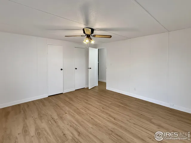 wooden floor in an empty room