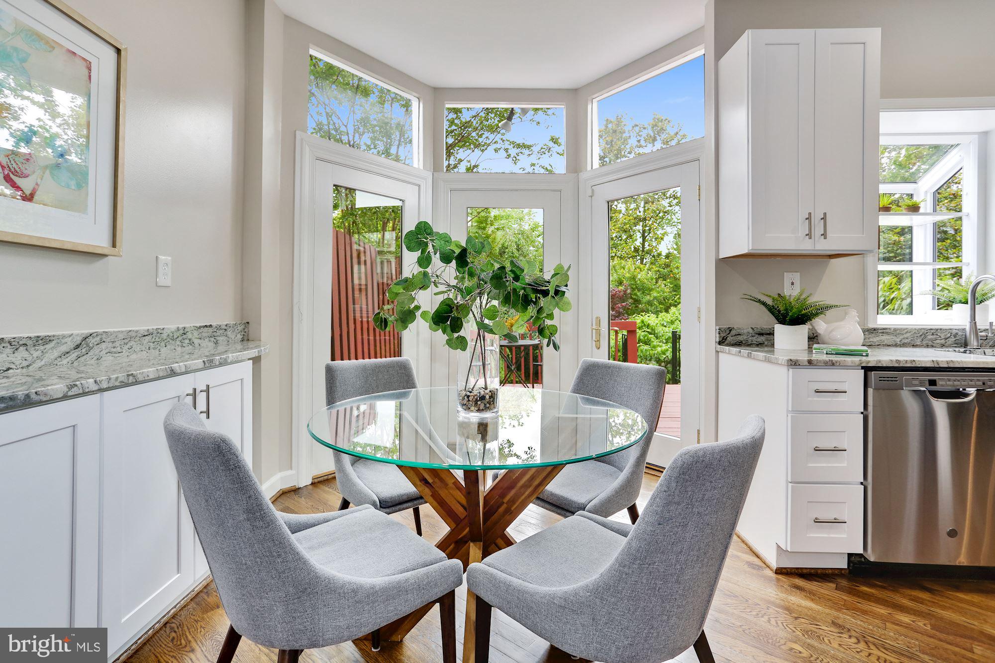 3332 Dent Place Northwest Washington, DC 20007 - Photo 41 of 46 Bright and airy dining nook retreat.