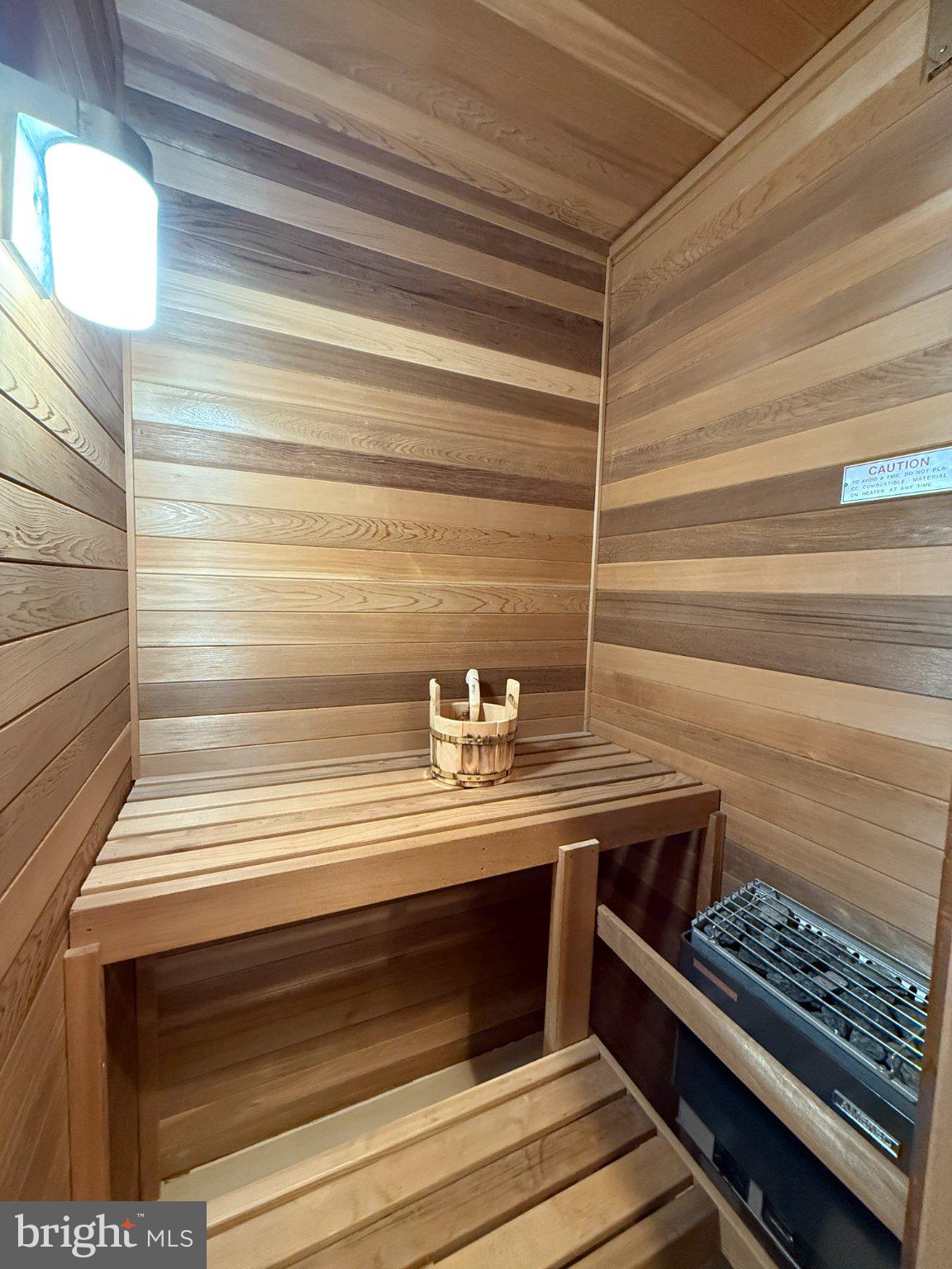 3332 Dent Place Northwest Washington, DC 20007 - Photo 46 of 46 Serene wooden sauna retreat.