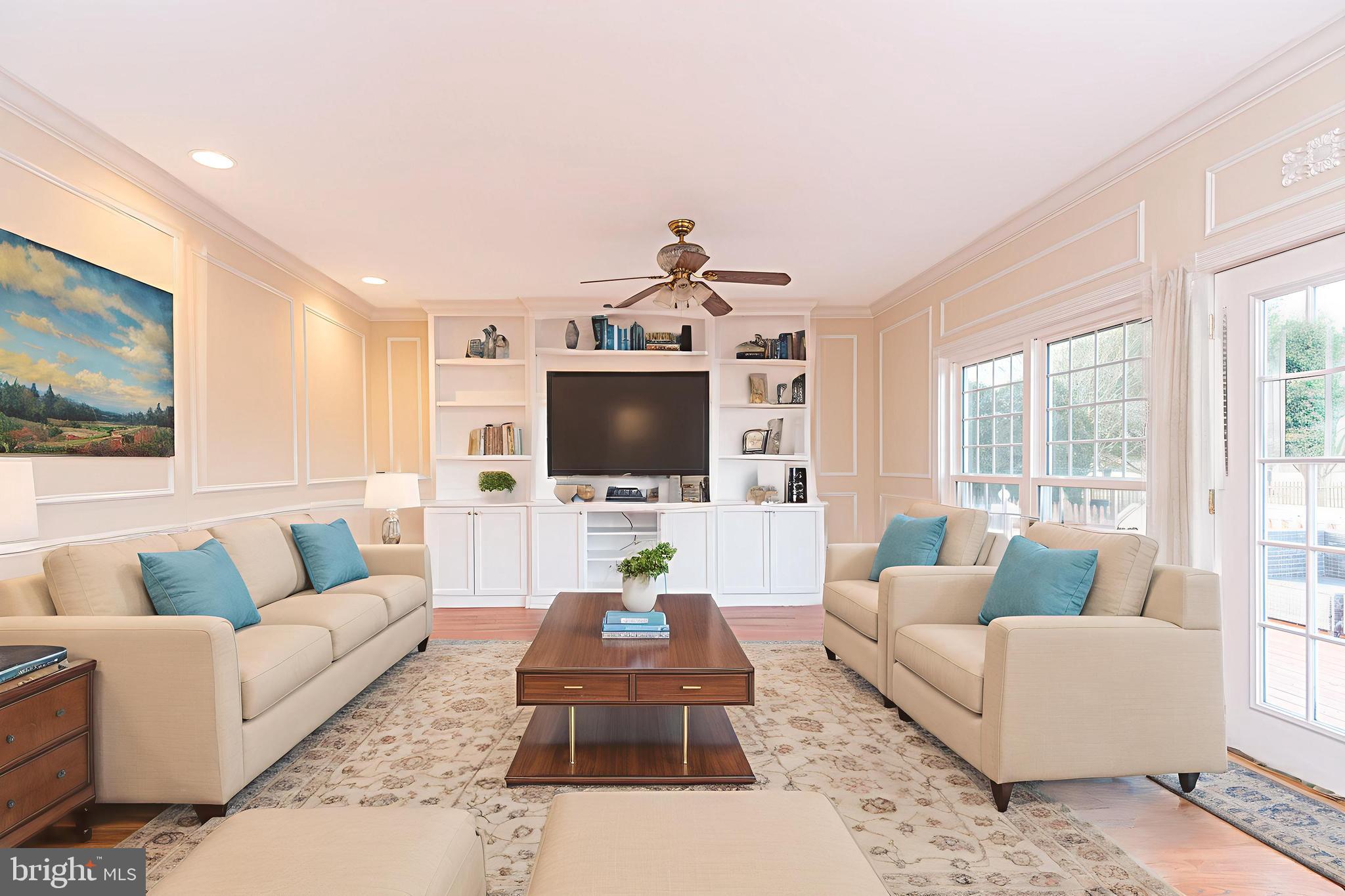 12004 Turtle Mill Road Bishopville, MD 21813 - Photo 27 of 69 a living room with furniture and a flat screen tv