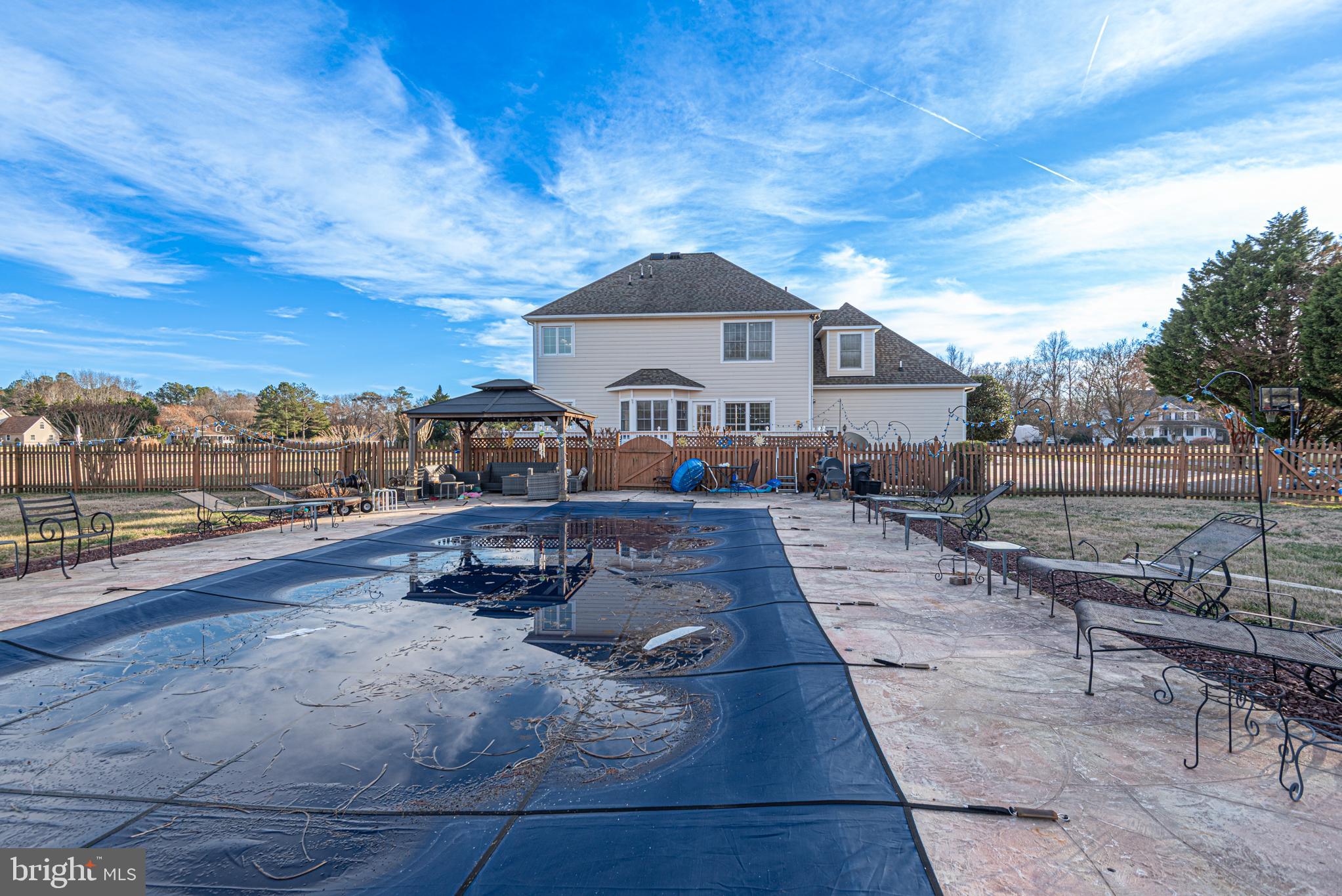 12004 Turtle Mill Road Bishopville, MD 21813 - Photo 4 of 69 Inground pool fenced in