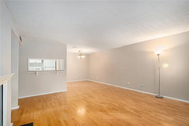 a view of empty room