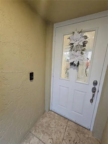 view of a closet in a bathroom