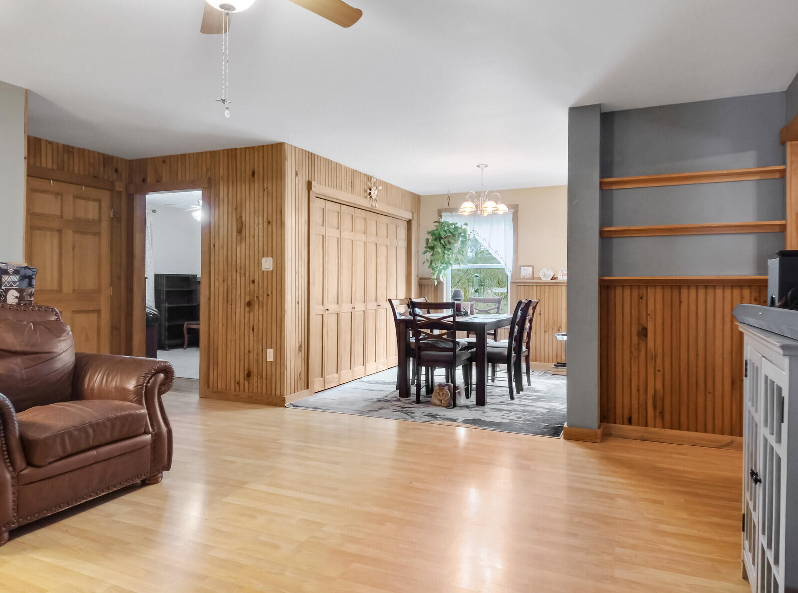 184 Bellsqueeze Road Benton, ME 04901 - Photo 23 of 58 Living area toward dining and bedroom 3